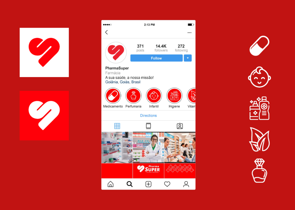 Parham Super Instagram mockup